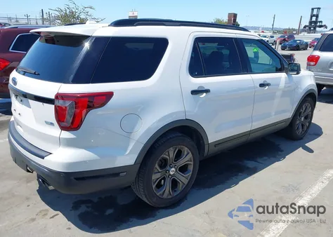 2018 Ford Explorer Sport z USA, uszkodzony, nr VIN 1FM5K8GT4JGC86809